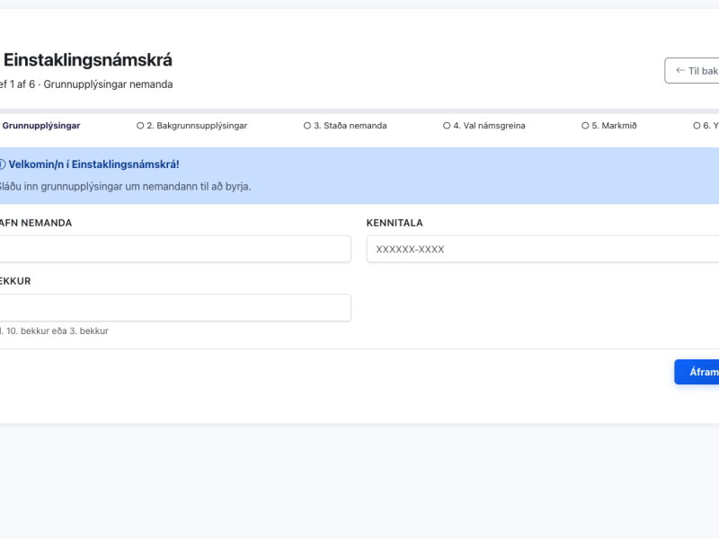 Einstaklingsnámskrá