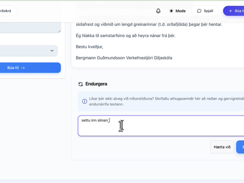 Nú geturðu breytt og endurbætt efnið þitt á leifturhraða!